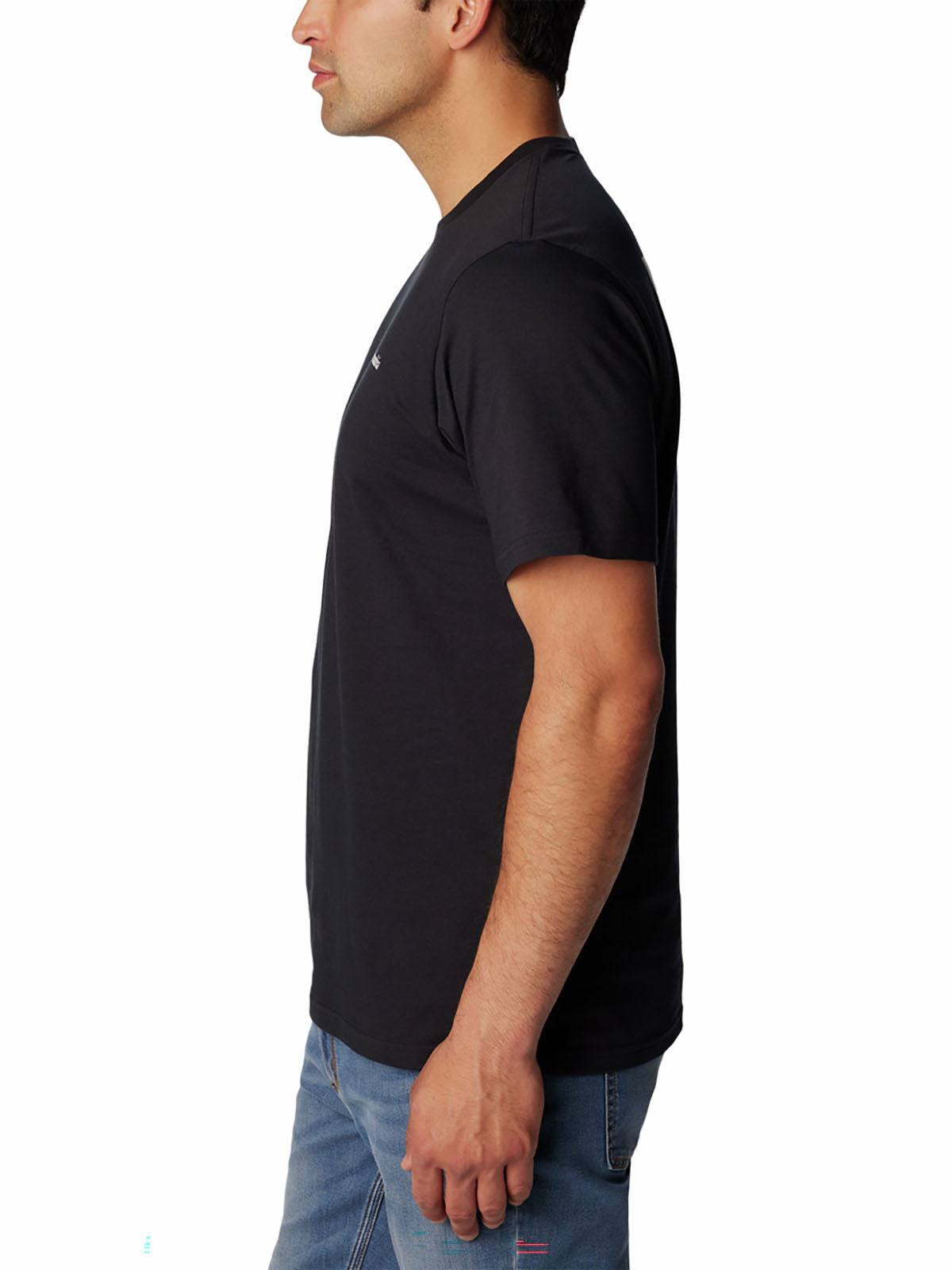 Polo Hombre Manga Corta North Cascades Negro