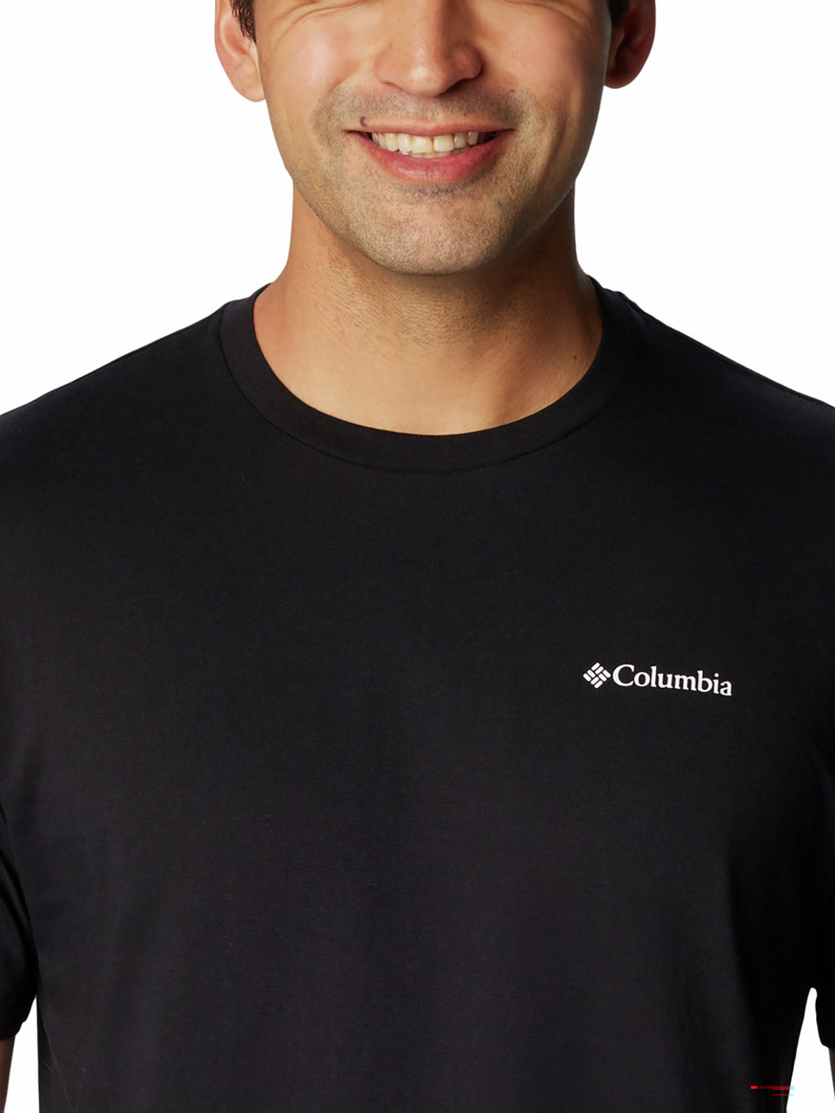 Polo Hombre Manga Corta North Cascades Negro