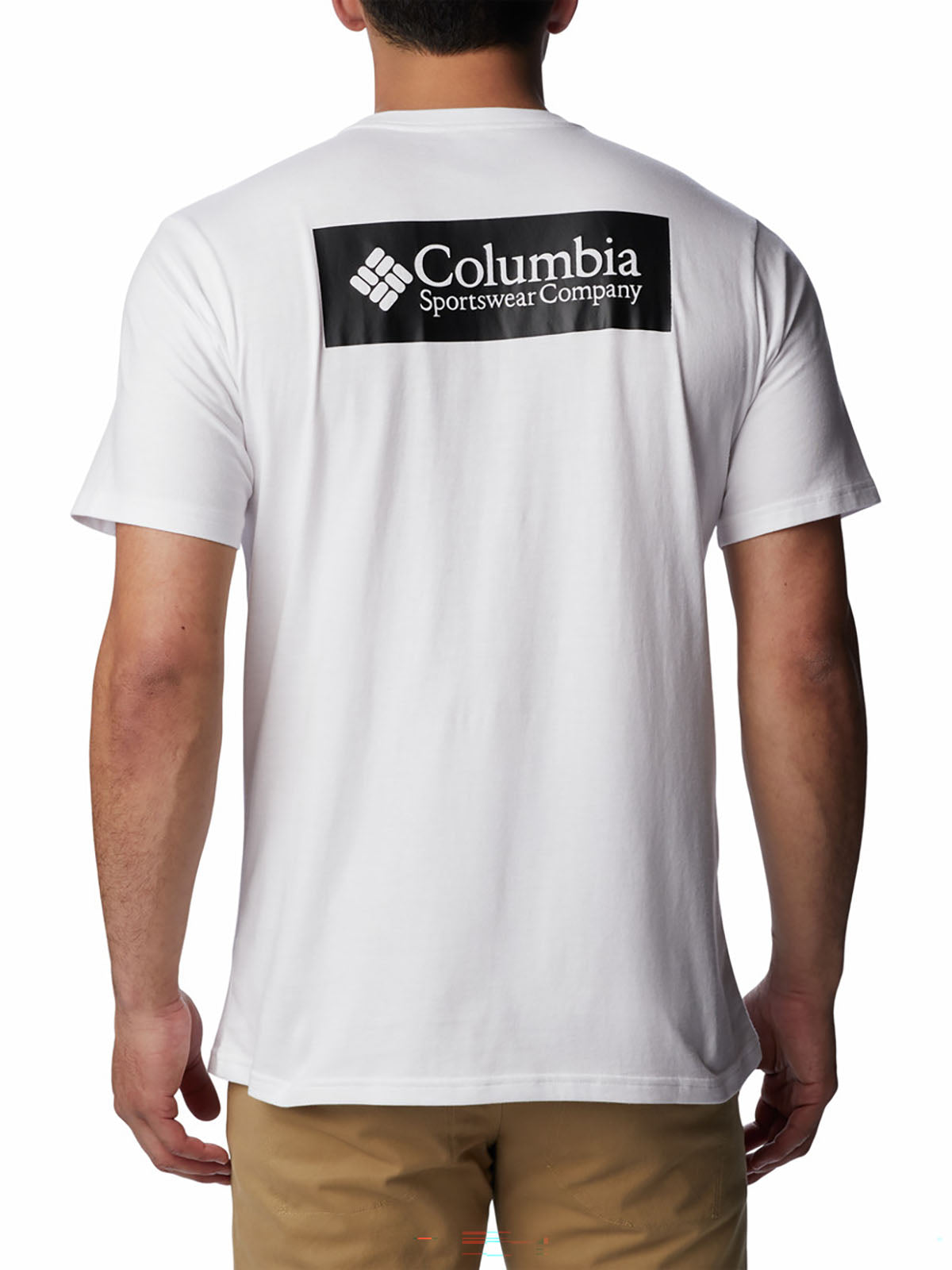 Polo Hombre Manga Corta North Cascades Blanco