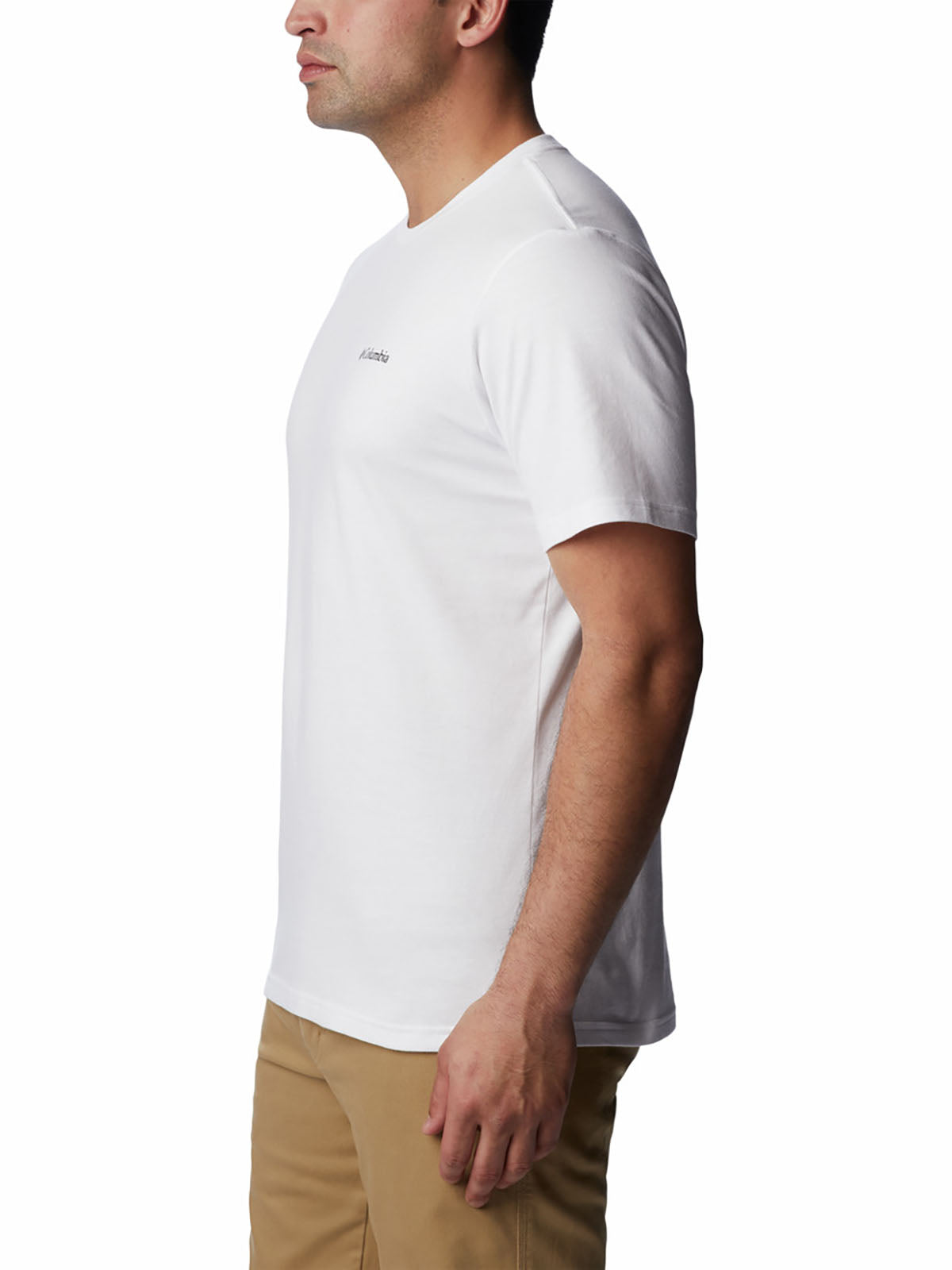 Polo Hombre Manga Corta North Cascades Blanco