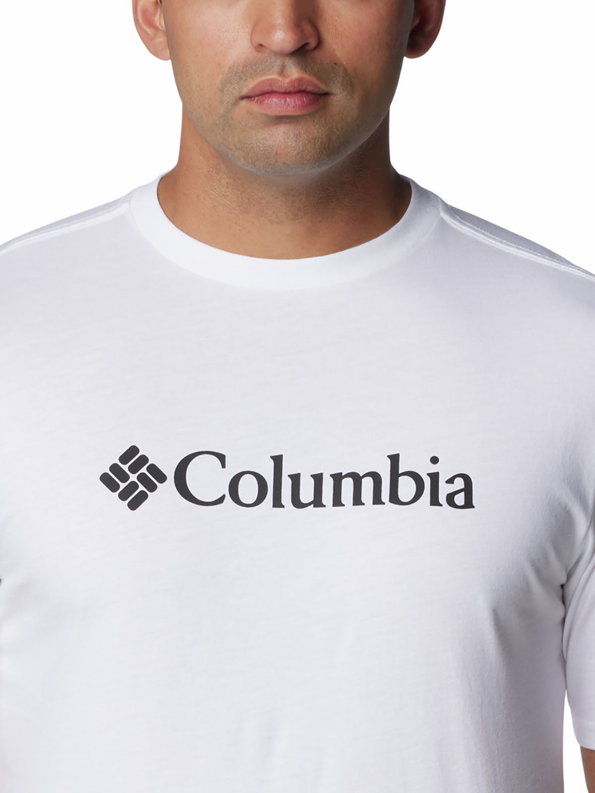 Polo Manga Corta Hombre CSC Basic Logo™ Blanco