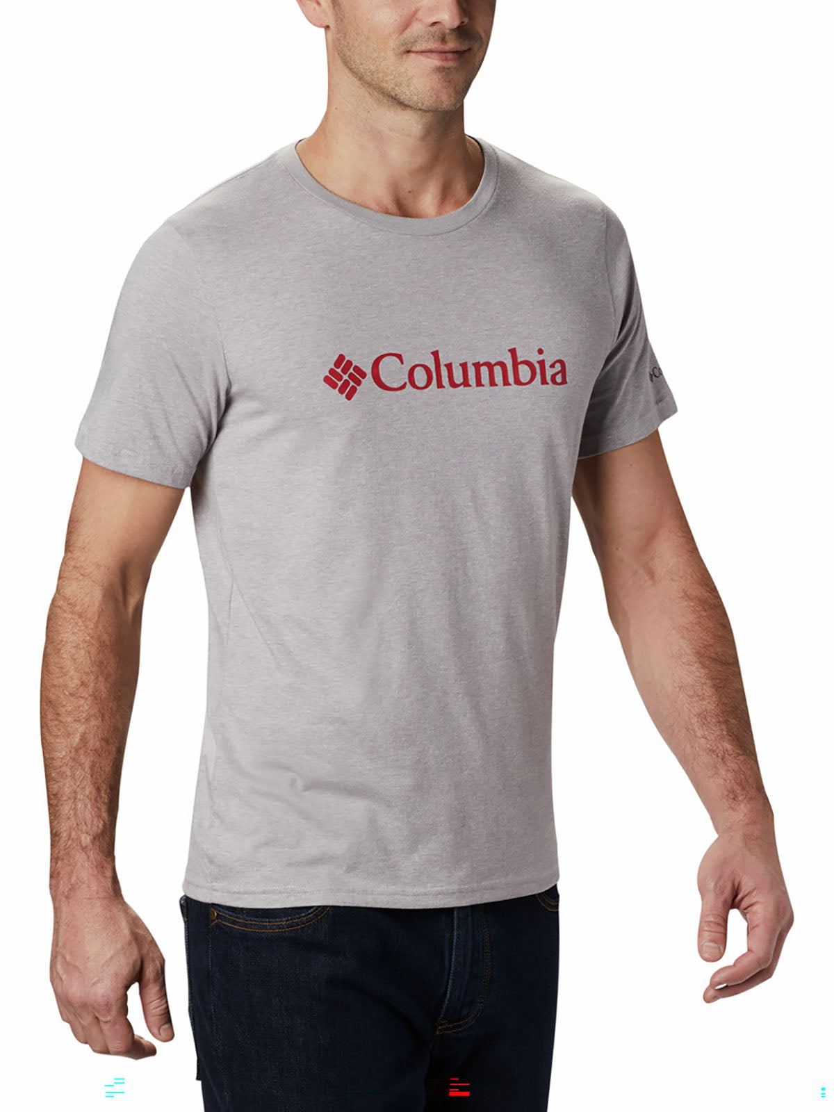 Polo Manga Corta Hombre CSC Basic Logo™ Gris