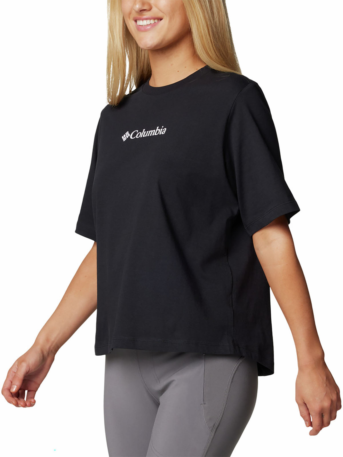 Polo Manga Corta Mujer North Cascades™ Negro