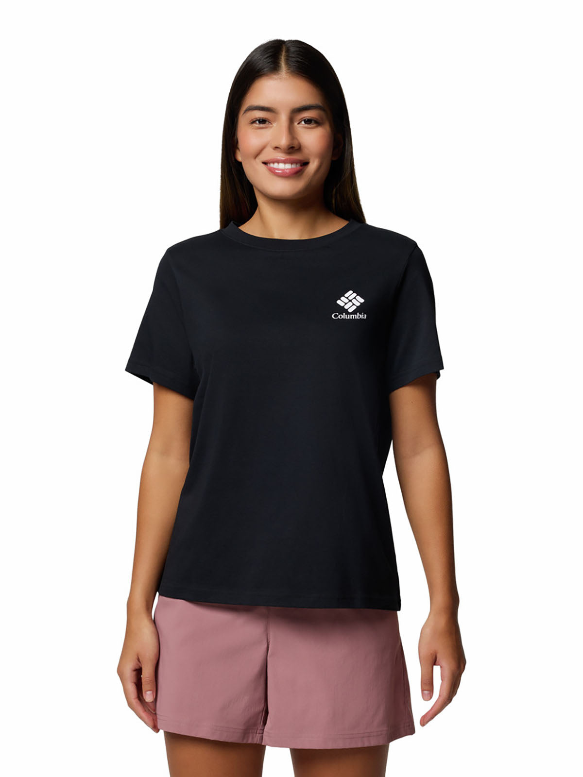 Polo Manga Corta Mujer Rolling Bend™ Negro
