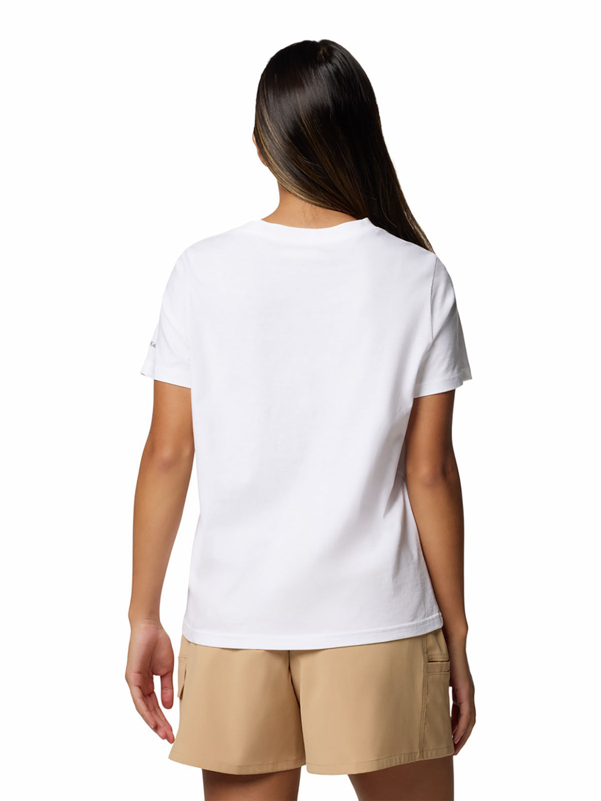 Polo Manga Corta Mujer Rolling Bend™ Blanco