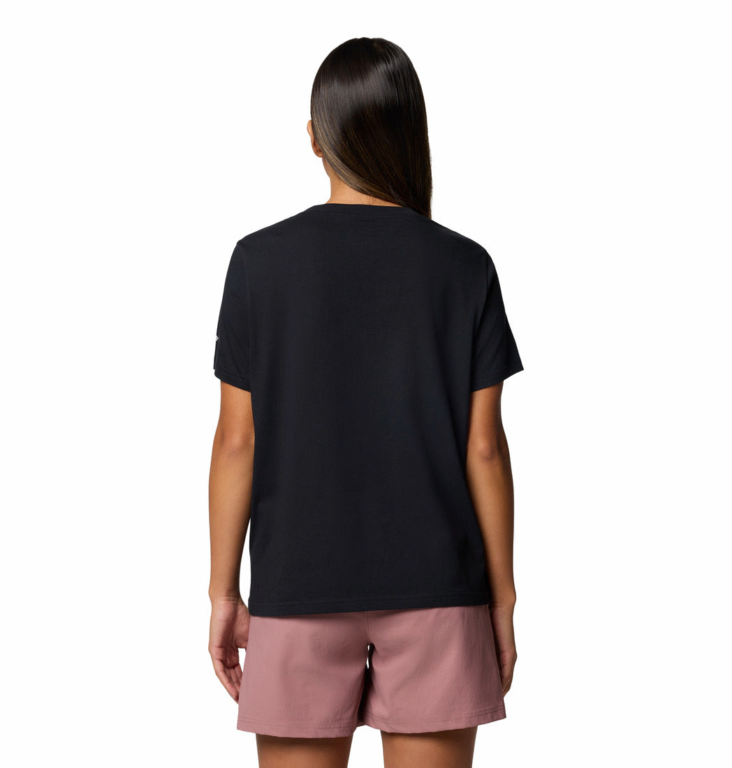 Polo Manga Corta Mujer Rolling Bend™ Negro