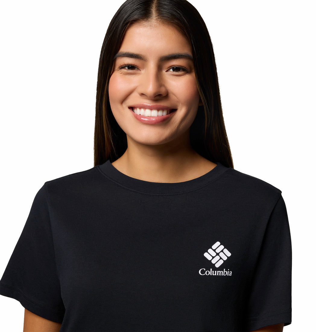 Polo Manga Corta Mujer Rolling Bend™ Negro