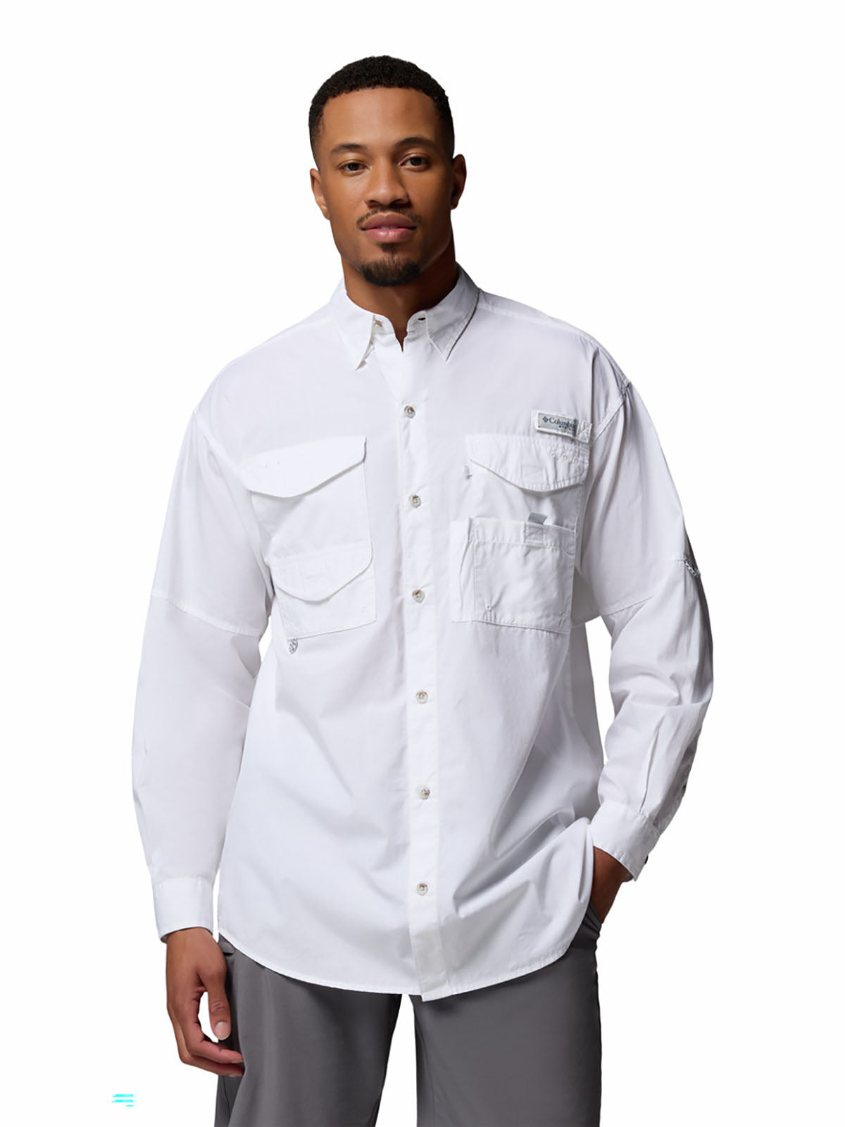 Camisa Manga Larga Hombre Pfg Bonehead™ Blanca