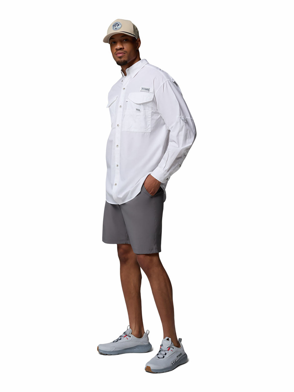 Camisa Manga Larga Hombre Pfg Bonehead™ Blanca