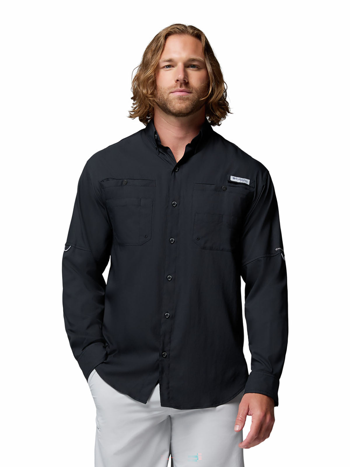 Camisa Manga Larga Hombre PFG Tamiami™ II Negra