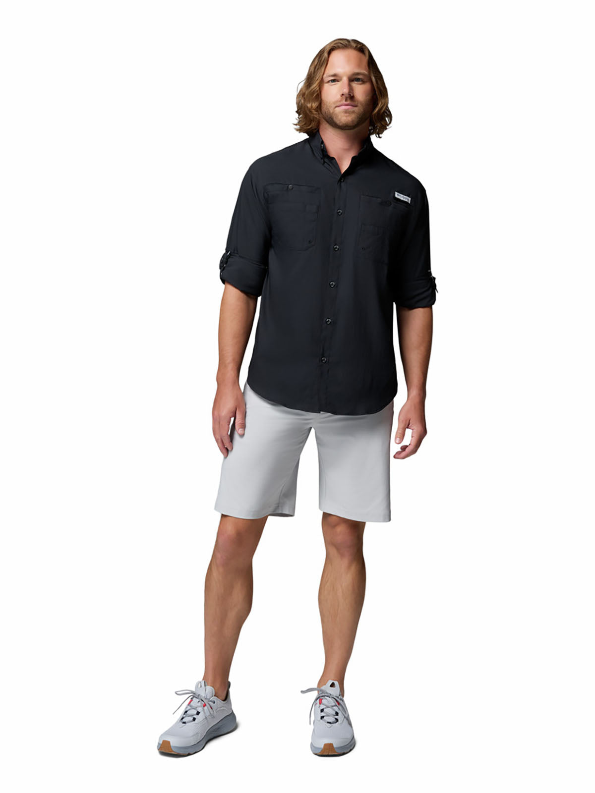 Camisa Manga Larga Hombre PFG Tamiami™ II Negra