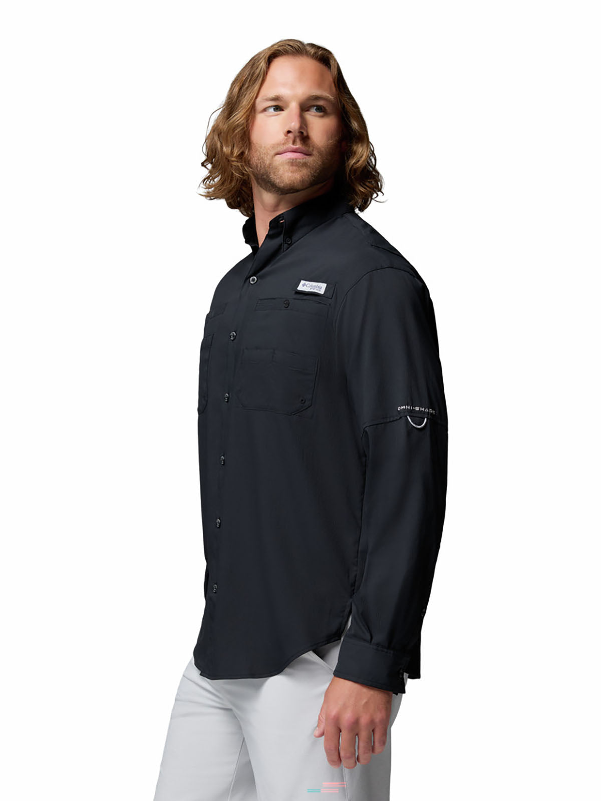 Camisa Manga Larga Hombre PFG Tamiami™ II Negra