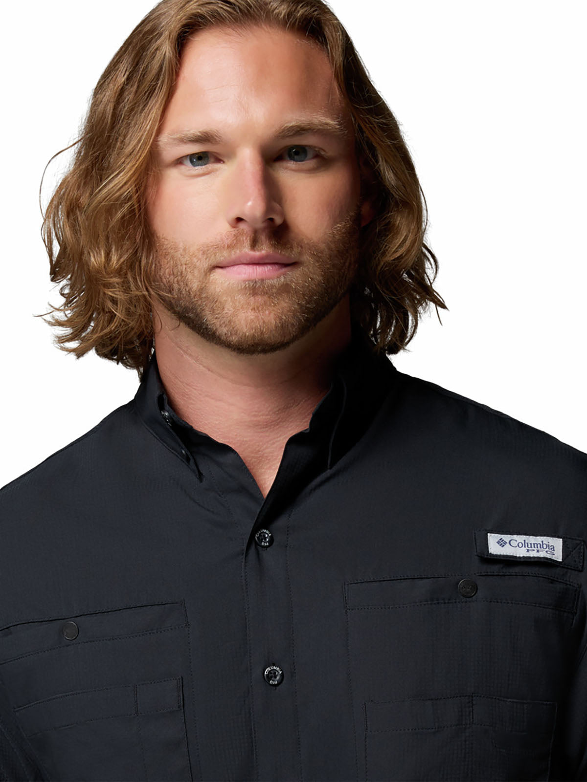 Camisa Manga Larga Hombre PFG Tamiami™ II Negra