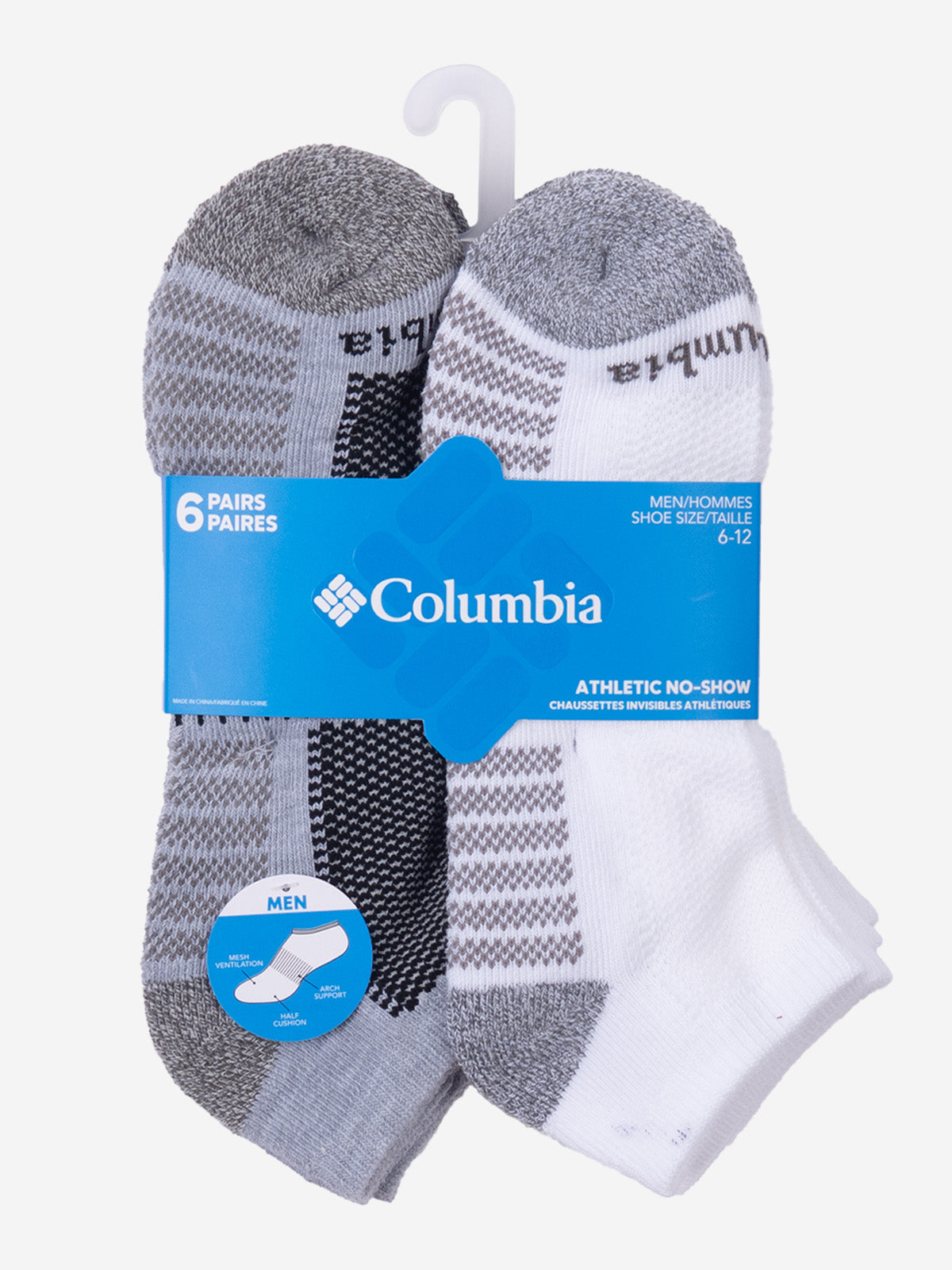medias-unisex-6-pack-no-show-fashion-multicolor-columbia-rcs626musas76pr-dzd