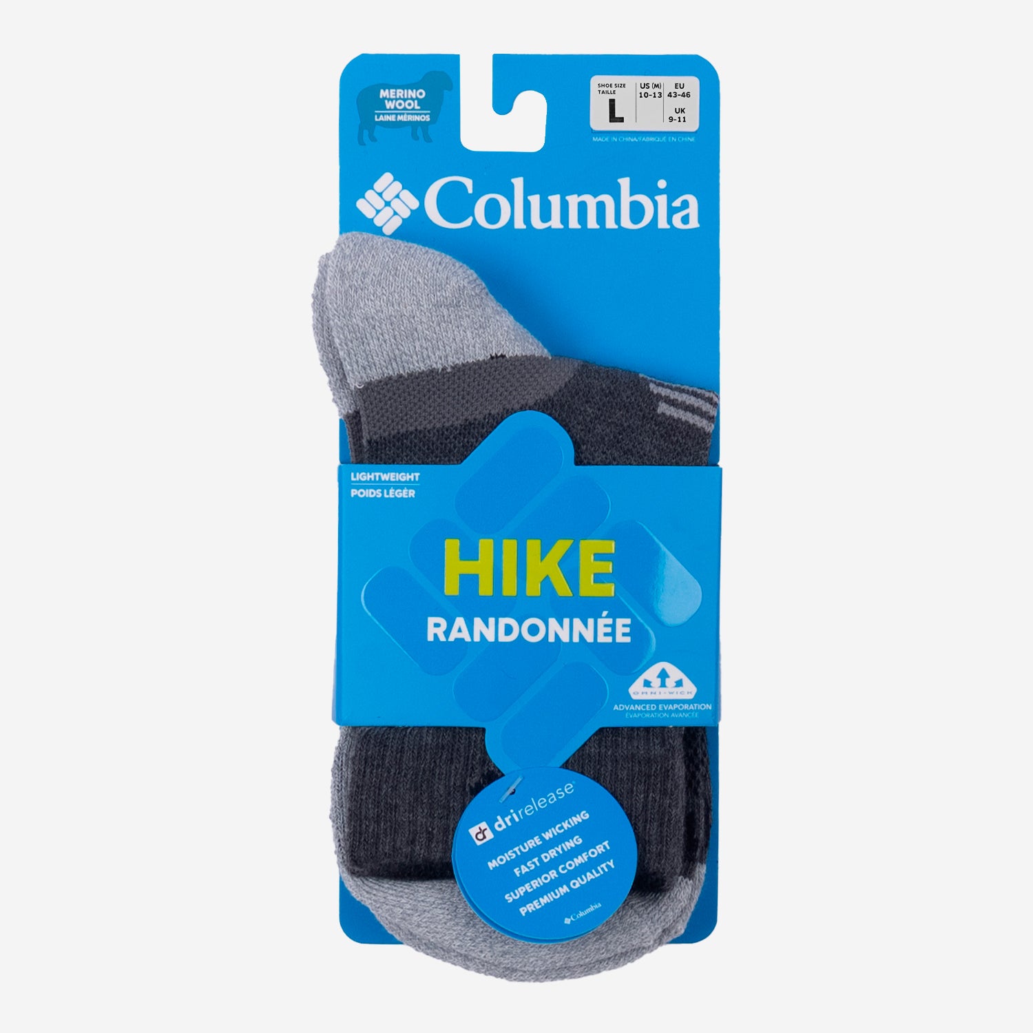 Medias Unisex Hike Ultra Lightweight Gris